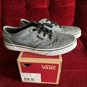 Vans Gray Canvas Sneakers